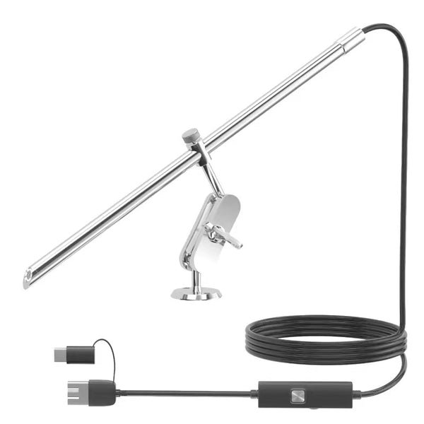 30 degree angle straight rod endoscope with light source
