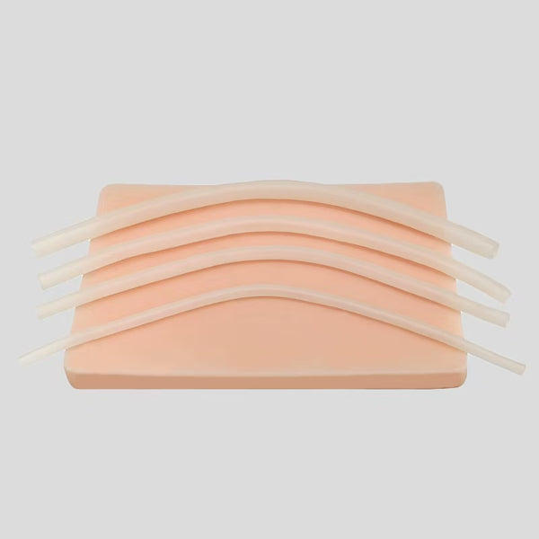 Simulated vascular anastomosis and suturing training for arteriovenous fistula heart bypass with a diameter of 3-20mm